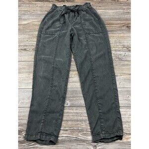 Aerie Paper Bag Lyocell Relaxed Pants Size XS Womens High Waist Beachy Coastal